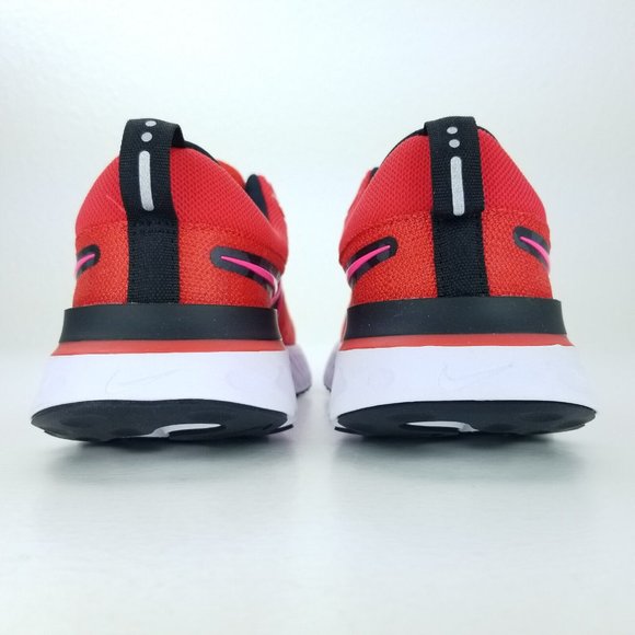 Nike React Infinity Run Flyknit 2 Womens Running Shoe Red DM8073 600 Sizes 7-9.5 - Picture 6 of 9